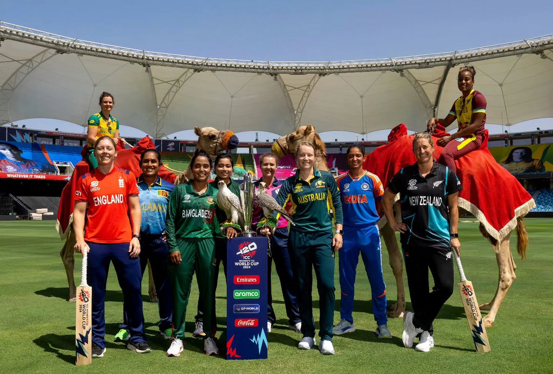 To commemorate the start of the ICC Women's T20 World Cup 2024, the ten captains have convened.