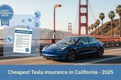 cheapest car insurance in California for Tesla 2025