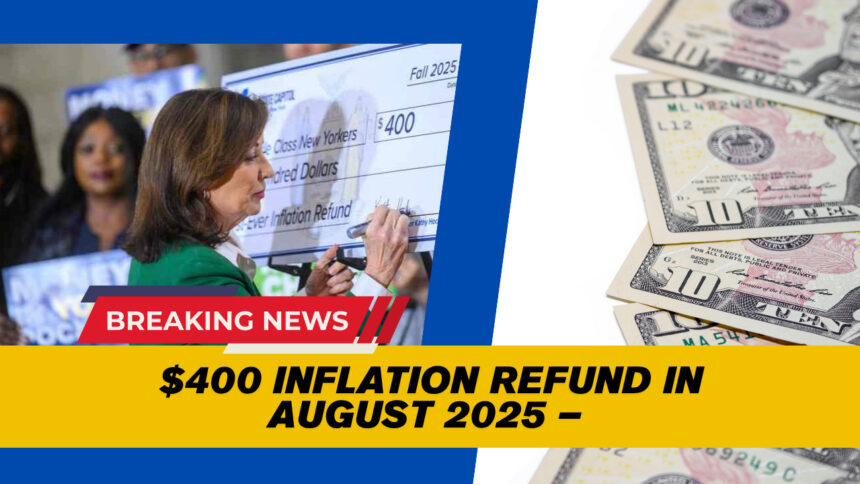 $400 Inflation Refund in August 2025