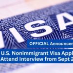 US visa interview waiver