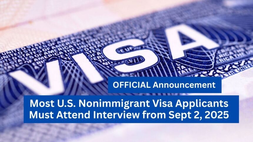 US visa interview waiver
