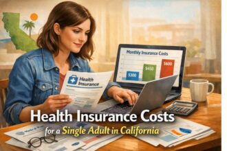 how much is health insurance a month for a single person in California
