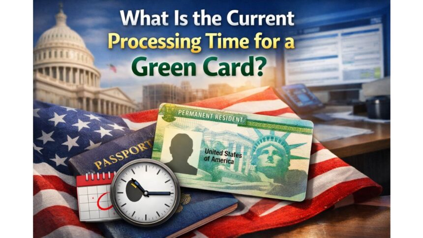 current processing time for a green card